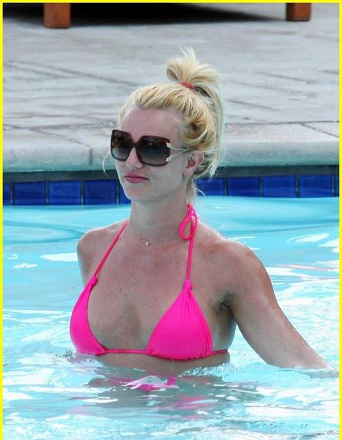Britney Spears in a bikini