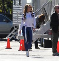 Jennifer Love Hewitt On the set of The Client List in Los Angeles January 4, 2013 