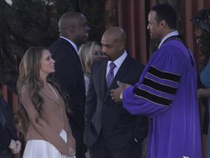 Jennifer Love Hewitt on the set of The Client List in Sherman Oaks February 1, 2013 