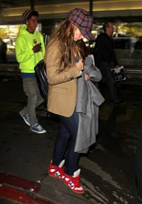 Jennifer Love Hewitt At LAX Airport December 29, 2012  