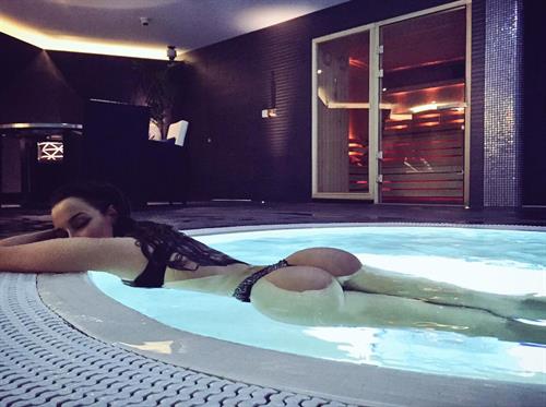 Ines Helene in a bikini - ass