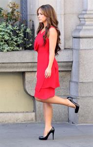 Jennifer Love Hewitt Set of ''The Client List'' in Downtown LA October 26, 2012