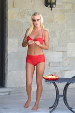 Jenny McCarthy - bikini photoshoot in Chicago