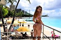 Anonymous in a bikini - ass