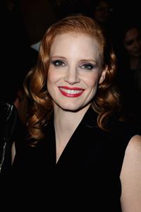 Jessica Chastain attends the Paris Fashion Week in Paris (02.03.2013) 