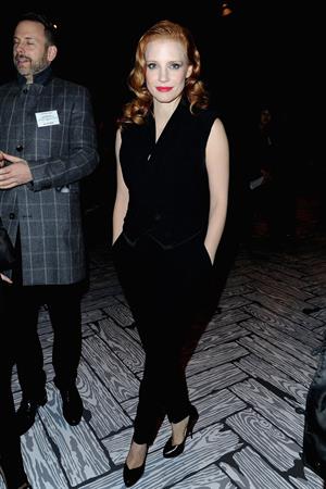Jessica Chastain attends the Paris Fashion Week in Paris (02.03.2013) 