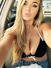 Anonymous in a bikini taking a selfie