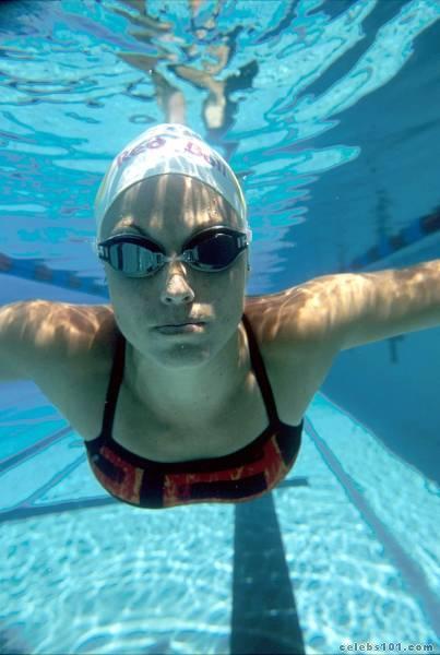 Amanda Beard in a bikini