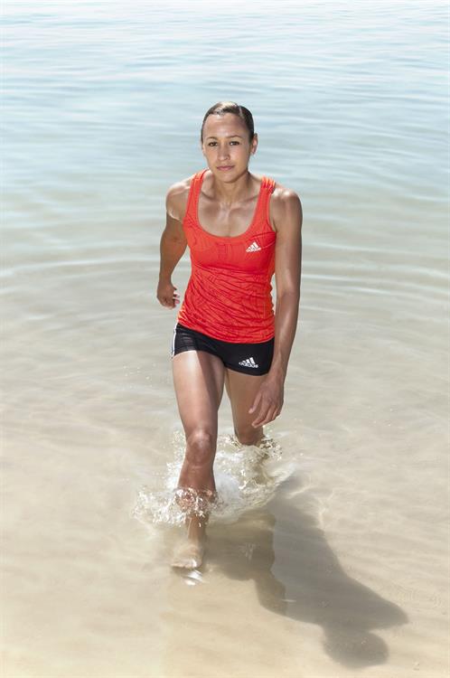 Jessica Ennis Graham Hughes photoshoot for Adidas 2011 