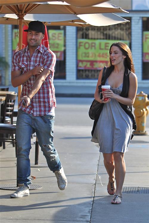 Jessica Lowndes leaving Toast restaurant November 9 2010 