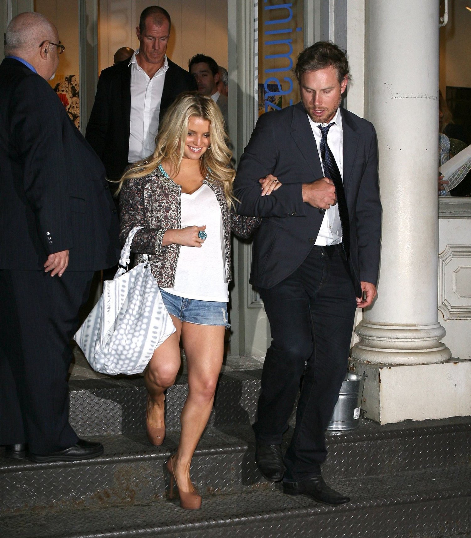 Jessica Simpson out with boyfriend in New York on May 21, 2011 