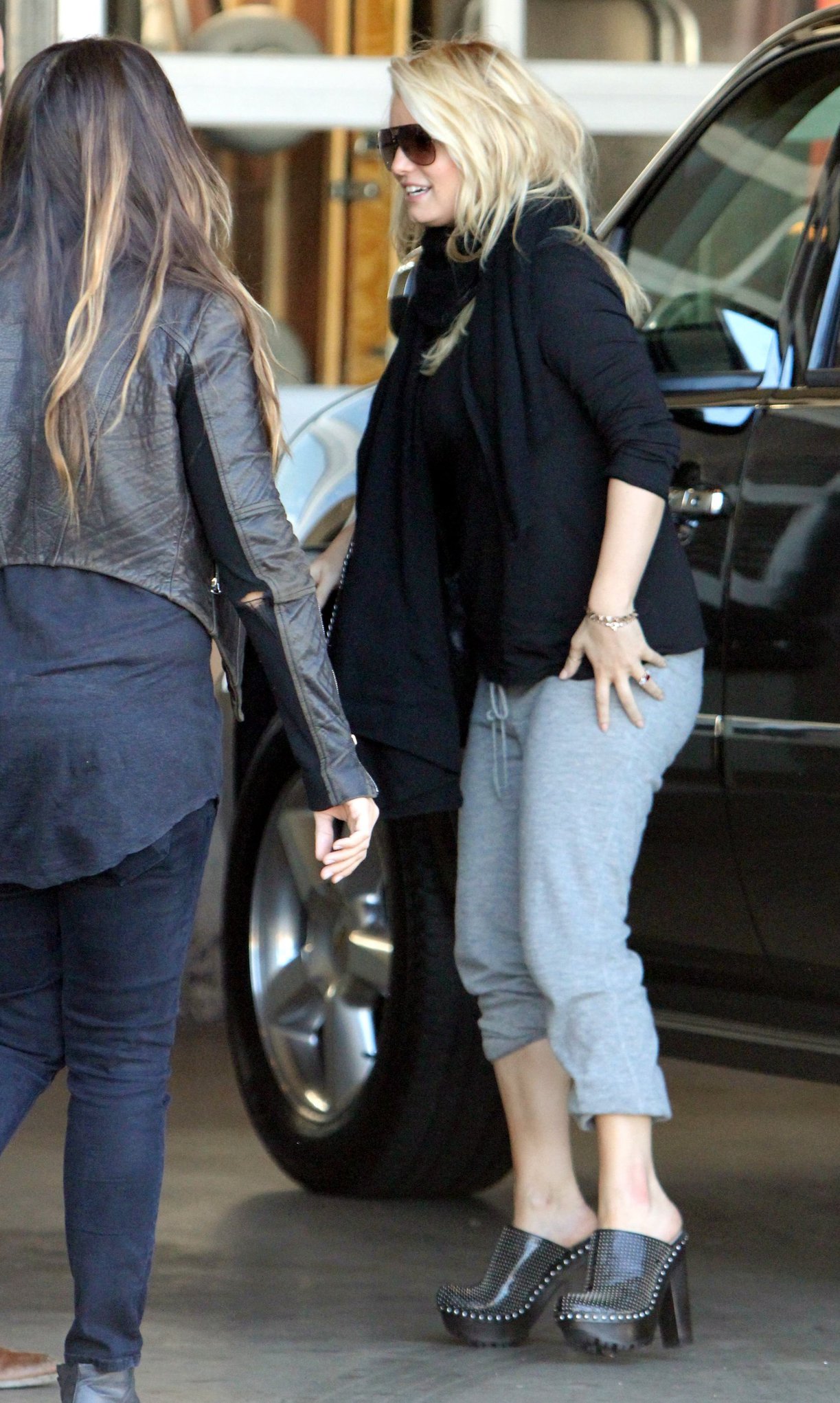 Jessica Simpson leaving photo shoot in Hollywood on January 24, 2011