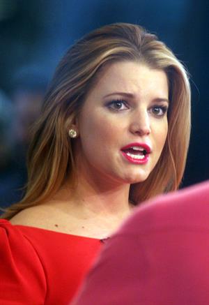 Jessica Simpson at Good Morning America on March 15, 2010 