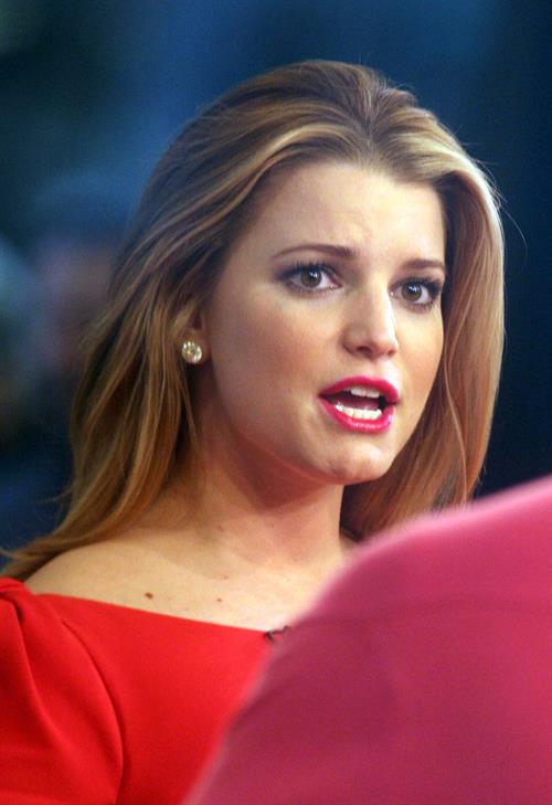 Jessica Simpson at Good Morning America on March 15, 2010 