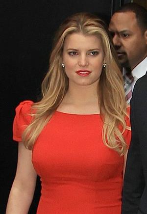 Jessica Simpson at Good Morning America on March 15, 2010 