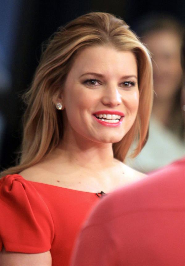 Jessica Simpson at Good Morning America on March 15, 2010 