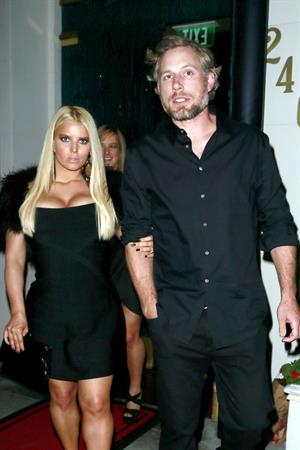Jessica Simpson – Mastros Steakhouse candids LA 10/31/13  