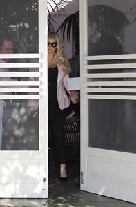 Jessica Simpson at The Ivy in Beverly Hills 2/14/13 