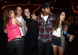 Jessica Stroup 90210 Celebrates 100th Episode At Pink Taco Sunset Strip in LA (Sep 28, 2012) 