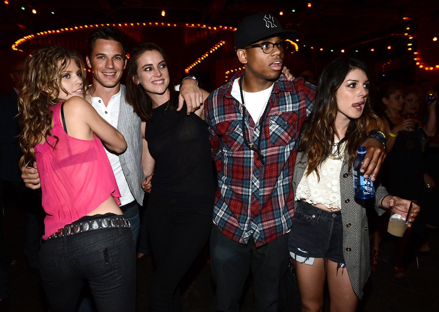 Jessica Stroup 90210 Celebrates 100th Episode At Pink Taco Sunset Strip in LA (Sep 28, 2012) 