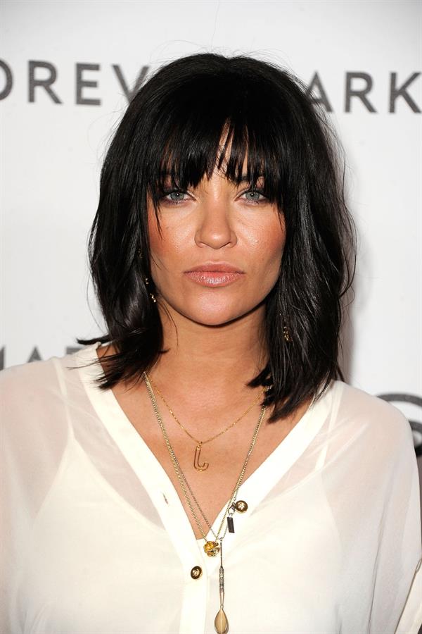 Jessica Szohr at Forevermark and Instyles A Promise of Beauty and Brilliance Golden Globe Awards event on January 10, 2012