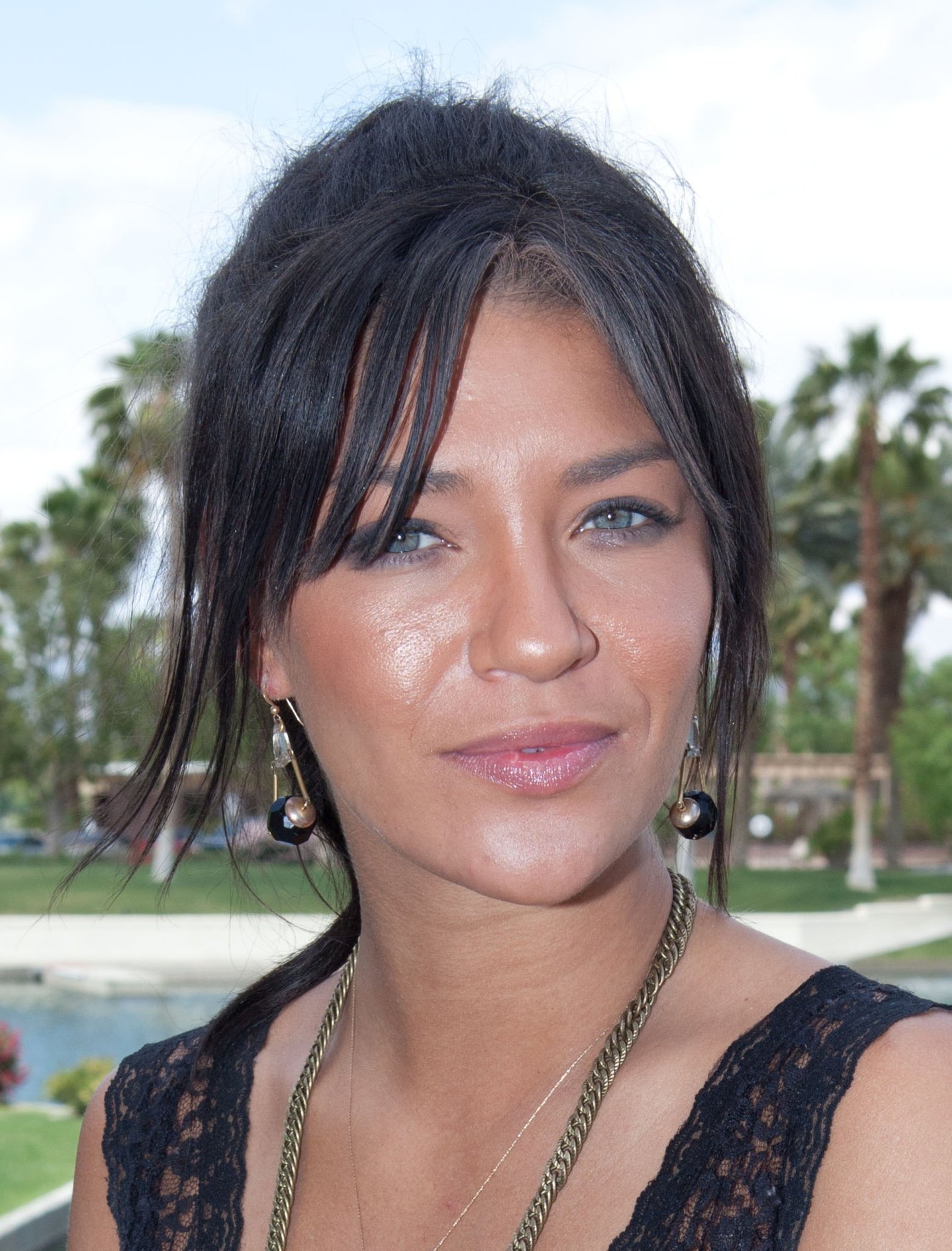 Jessica Szohr attending the Guess Hotel and Lovecat Magazine Party on April 13, 2012