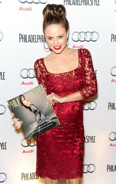 Josie Maran Philadelphia Style magazine holiday issue party - 12/11/12 