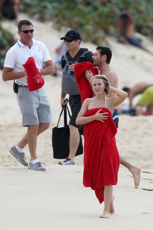 Julianne Hough bikini candids in St Barts 1/4/13  