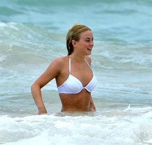 Julianne Hough bikini candids in St Barts 1/4/13  
