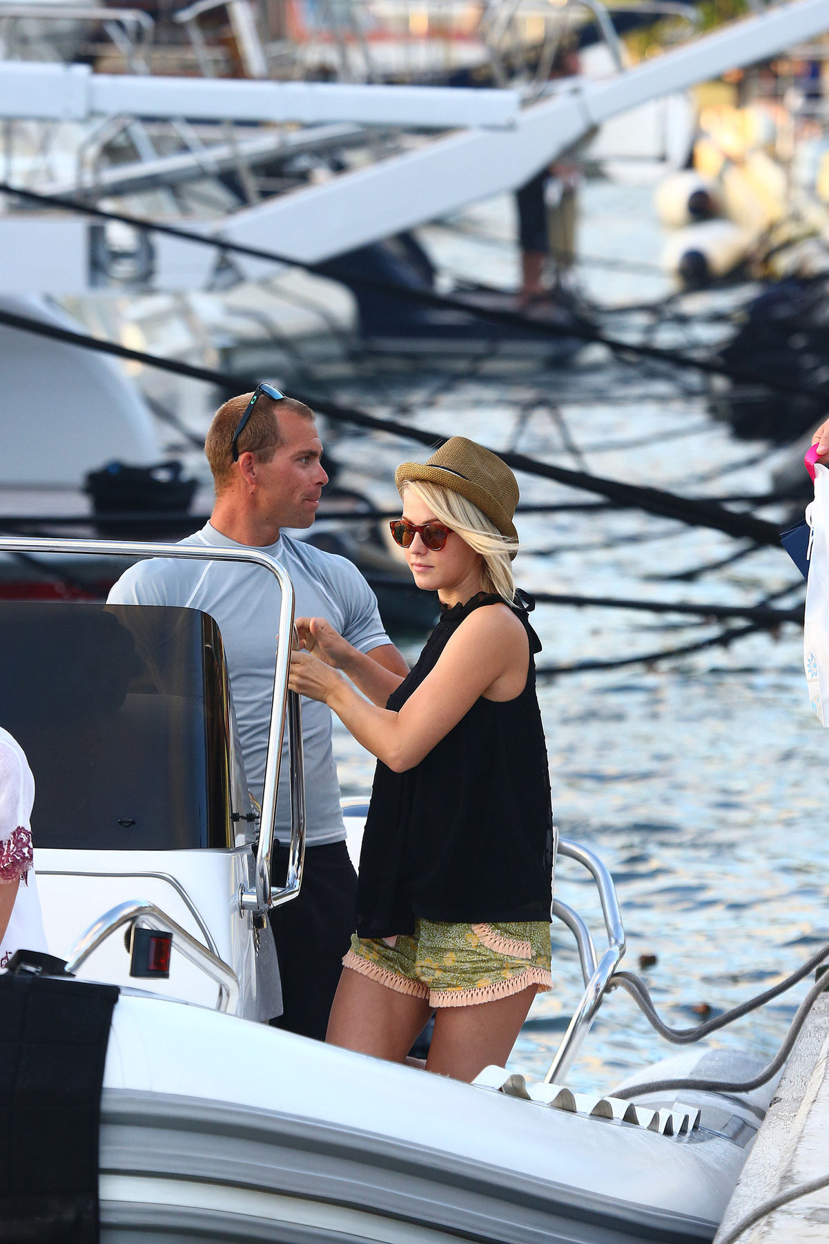 Julianne Hough shopping in St Barts 1/3/13  