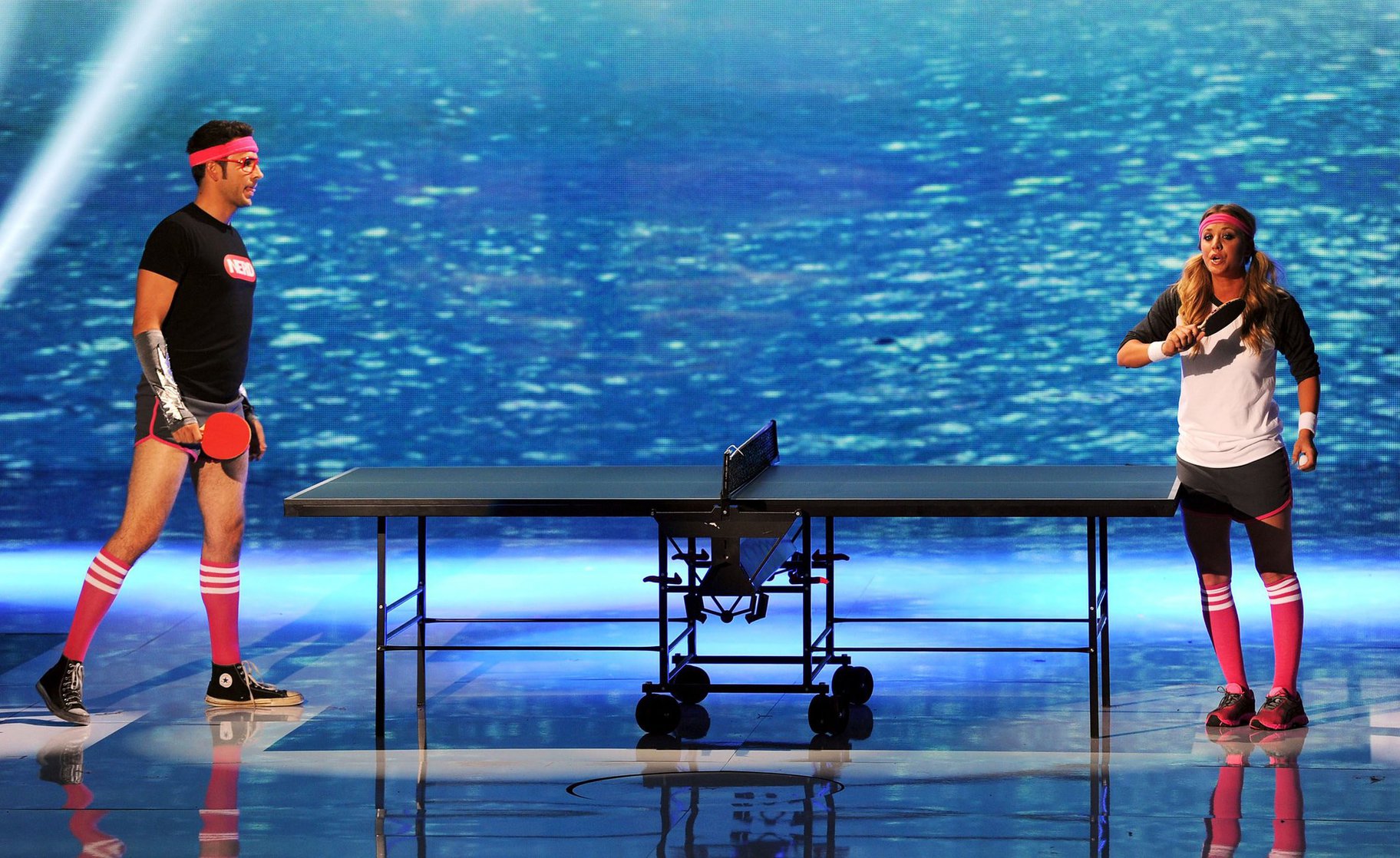 Kaley Cuoco 2011 at the Teen Choice Awards on August 7, 2011