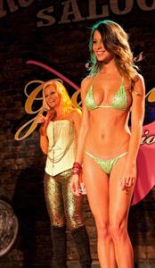 Amber Sym in a bikini