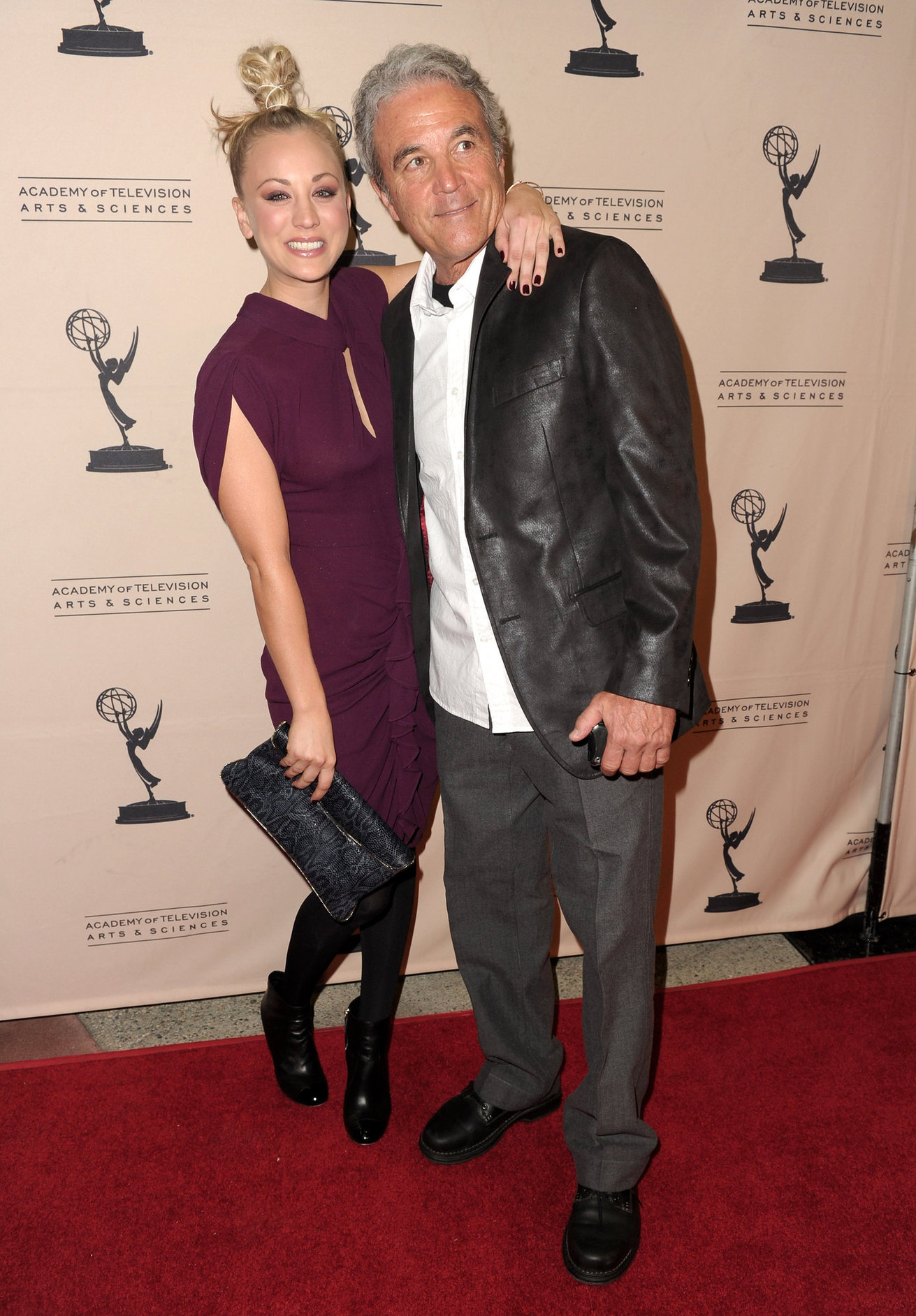 Kaley Cuoco Pictures Kaley Cuoco attending the Academy of Television Arts Sciences at Leonard H Goldenson Theatre on February 18, 2010