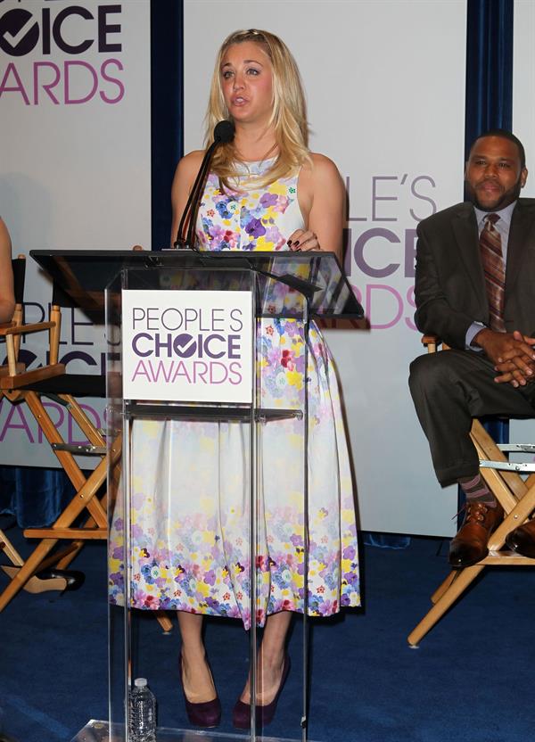 Kaley Cuoco People's Choice Awards 2013 Nomination Announcements (November 15, 2012) 