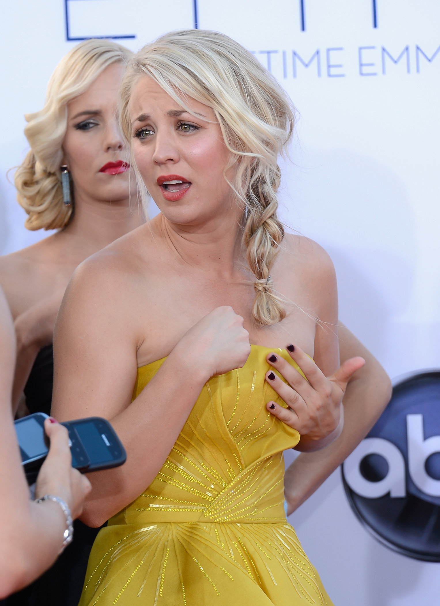 Kaley Cuoco - 64th Primetime Emmy Awards LA on September 23, 2012