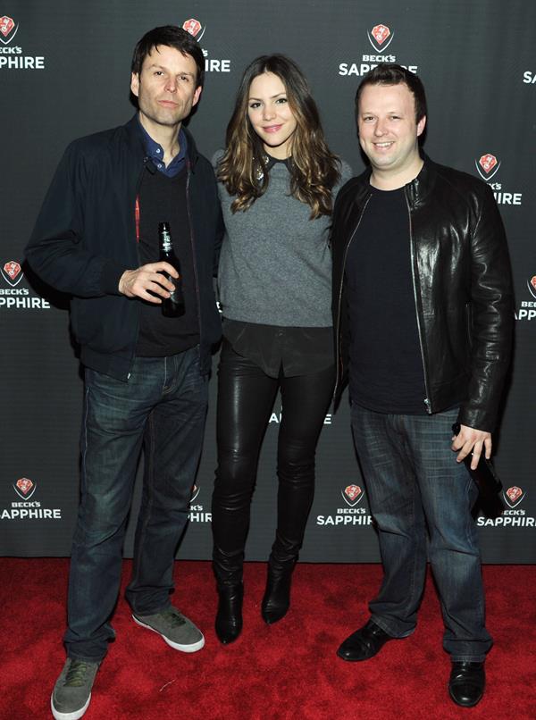 Katharine McPhee Beck's Sapphire Pops Up To Celebrate Super Bowl in NY 1/29/13 