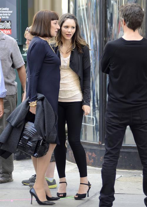 Katharine McPhee - On set of Smash in New York - September 14, 2012