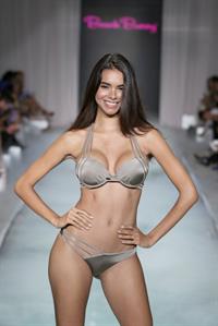 Bodine Koehler in lingerie