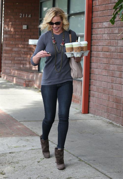 Katherine Heigl leaving Little Dom's restaurant Los Feliz October 6, 2012 