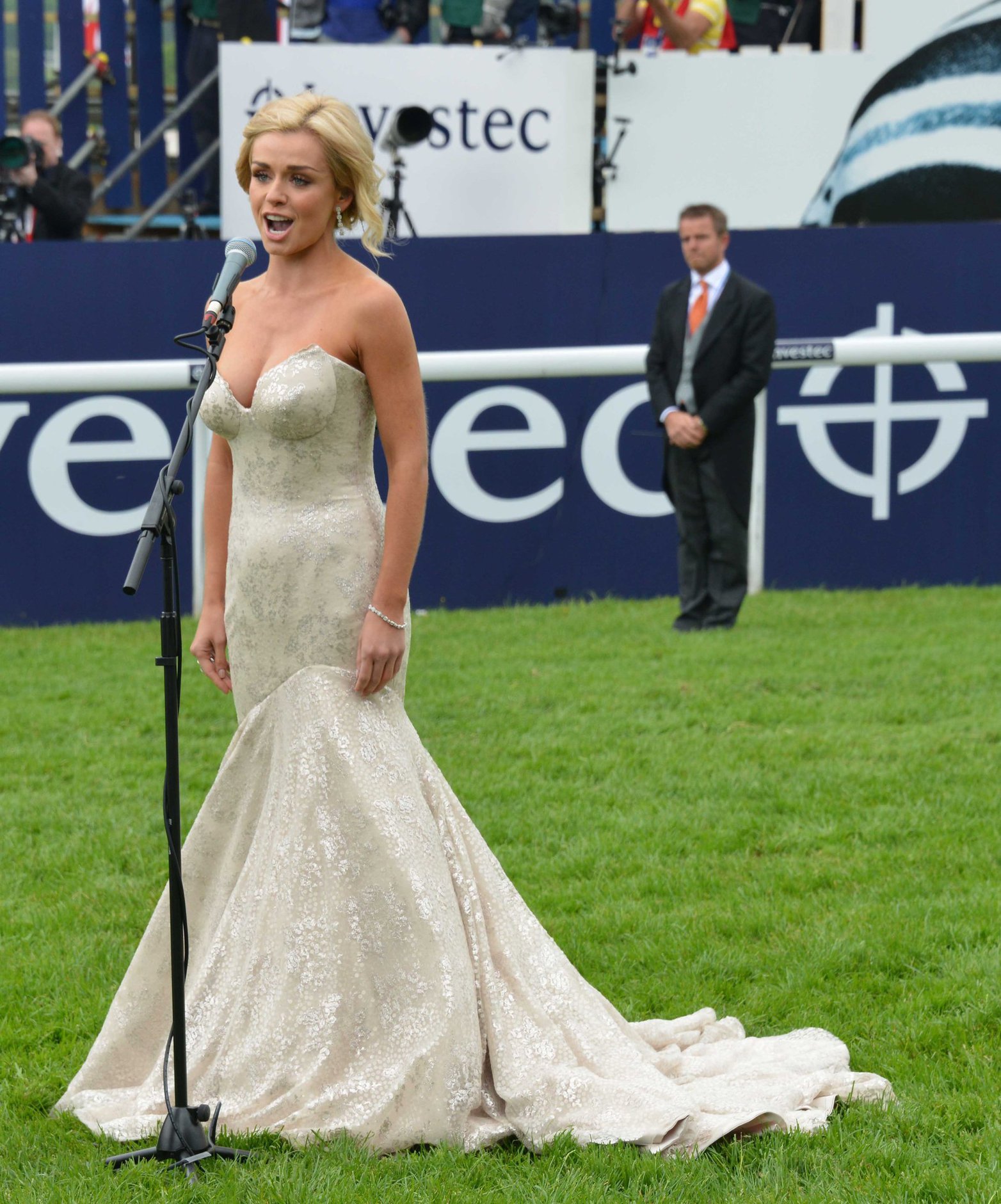 Katherine Jenkins - Investec Derby Festival in Epsom England (June 2, 2012)
