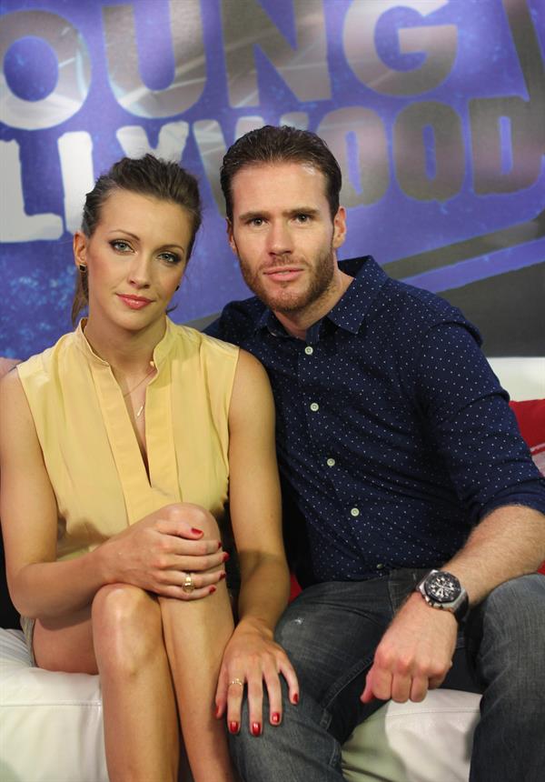 Katie Cassidy - Visits the Young Hollywood Studio (Sep 19, 2012)