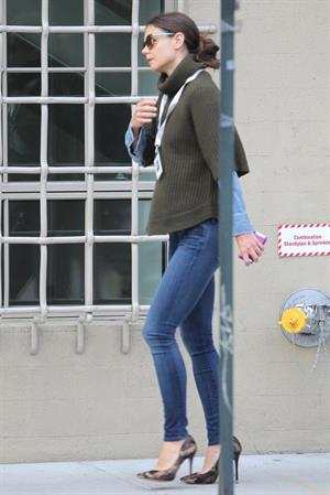 Katie Holmes in New York 10/11/13  
