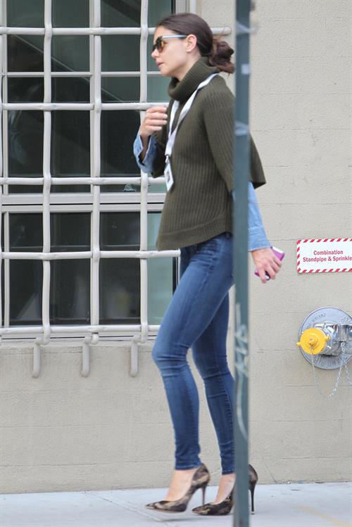 Katie Holmes in New York 10/11/13  