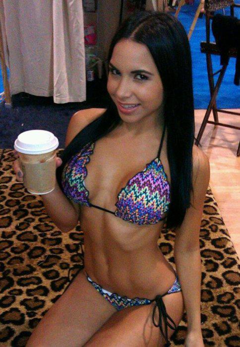 Lisa Morales in a bikini