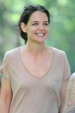 Katie Holmes Films  Mania Days  in Washington Square Park (May 21, 2013) 