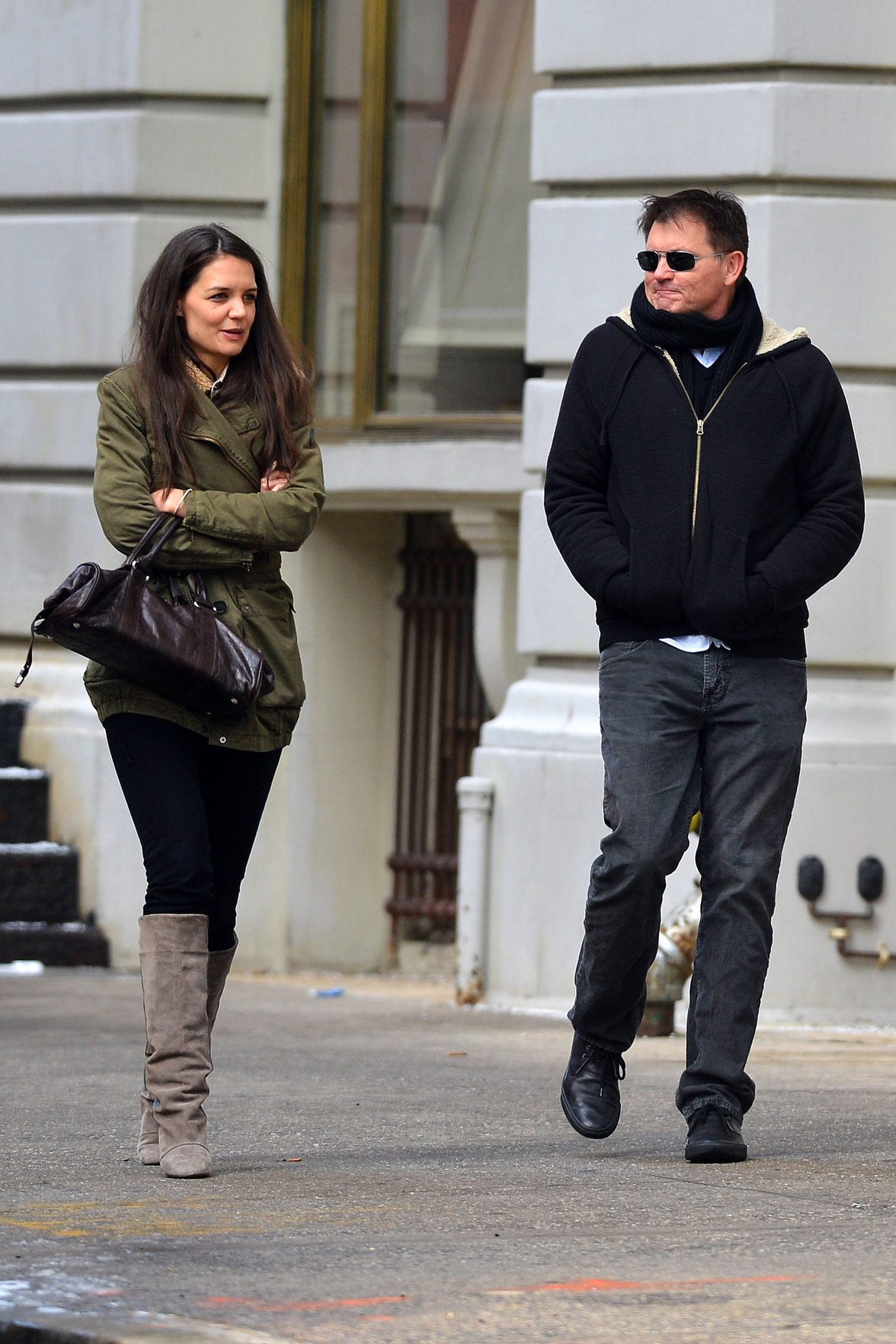 Katie Holmes out and about in New York City on January 26, 2013