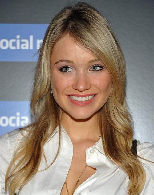 Katrina Bowden the Social Network New York Screening on September 29, 2010 