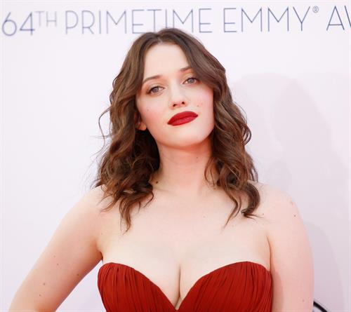 Kat Dennings - 64th Primetime Emmys Nokia Theatre LA Sept 23, 2012