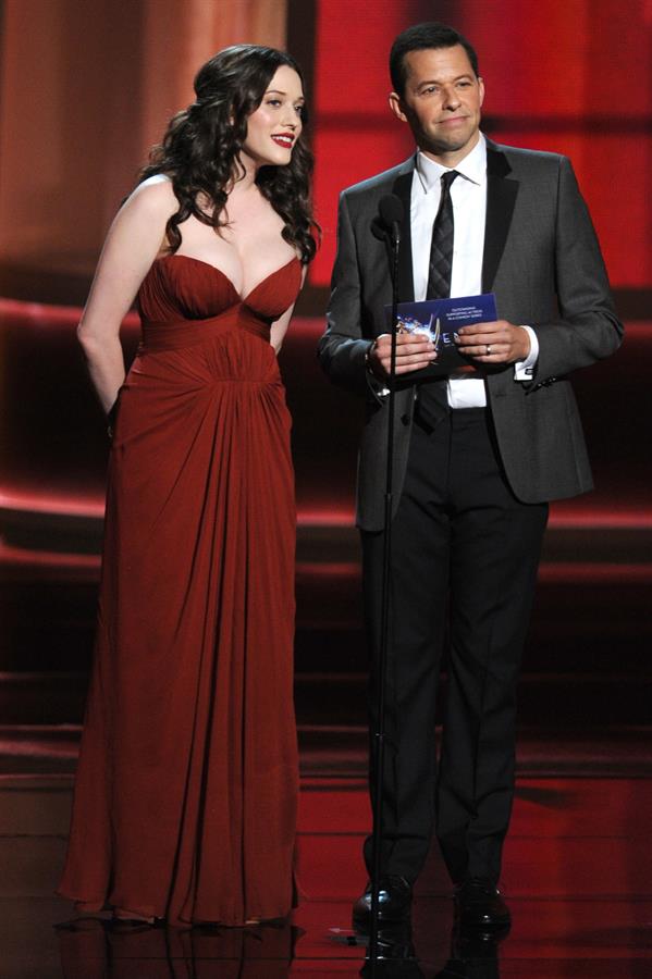 Kat Dennings - 64th Primetime Emmys Nokia Theatre LA Sept 23, 2012