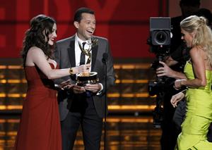 Kat Dennings - 64th Primetime Emmys Nokia Theatre LA Sept 23, 2012